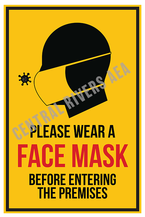 full_sized image of Color Poster COV-G Please Wear Mask - 12x18