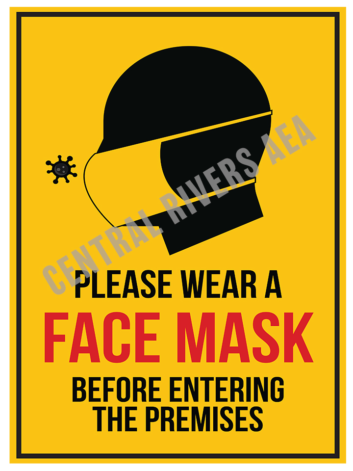 full_sized image of Color Poster COV-G Please Wear Mask - 18x24